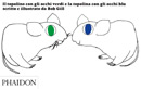 Il Topolino con gli occhi verdi e la topolina con gli occhi blu